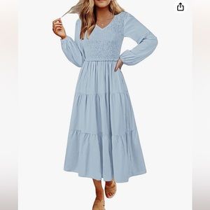 Blue Maxi Dress Size Large